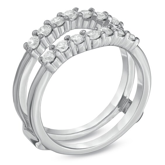 Previously Owned - Celebration LuxÂ® 3/4 CT. T.w. Diamond Solitaire Enhancer in 18K White Gold (I/Si2)