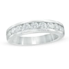 Thumbnail Image 1 of Previously Owned - Celebration Ideal 1 CT. T.W. Diamond Anniversary Band in 14K White Gold (I/I1)