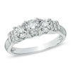 Thumbnail Image 1 of Previously Owned - 1/4 CT. T.W. Diamond Three Stone Engagement Ring in 10K White Gold