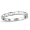 Thumbnail Image 0 of Previously Owned - 1/4 CT. T.W. Princess-Cut Diamond Wedding Band in Platinum