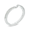 Thumbnail Image 2 of Previously Owned - Ever Us® 1/8 CT. T.W. Diamond Contour Band in 14K White Gold