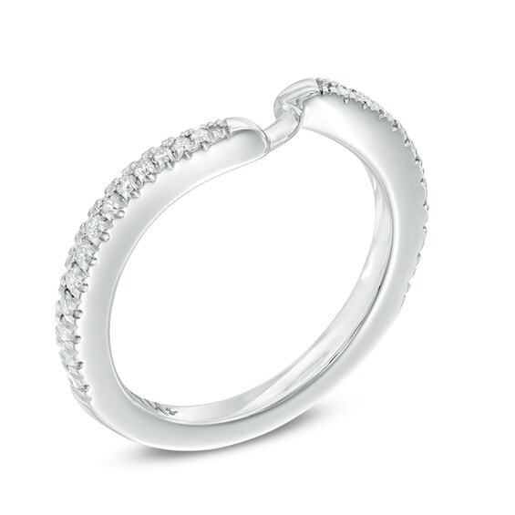 Previously Owned - Ever UsÂ® 1/4 CT. T.w. Diamond Contour Band in 14K White Gold