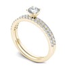 Thumbnail Image 2 of Previously Owned - 3/4 CT. T.W. Diamond Bridal Set in 14K Gold