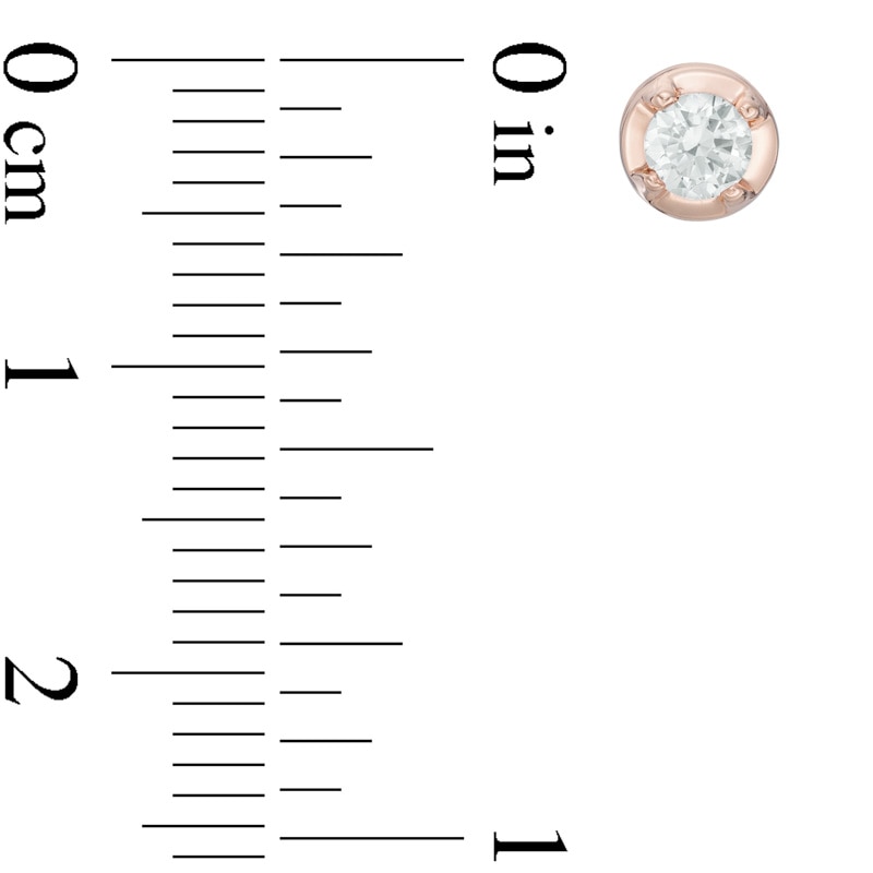 Main Image 3 of Previously Owned - Times of Love™ 1/5 CT. Diamond Moment in 10K Rose Gold
