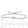 Thumbnail Image 3 of Previously Owned - Ever Us® 1/3 CT. T.W. Two-Stone Diamond Bypass Bolo Bracelet in 14K White Gold - 9.5"