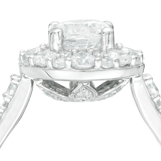 Previously Owned - Love's Destiny by Zales 2 CT. T.w. Diamond Frame Engagement Ring in 14K White Gold (I/I1)