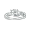 Thumbnail Image 3 of Previously Owned - 1/2 CT. T.W. Princess-Cut Diamond Three Stone Swirl Ring in 14K White Gold