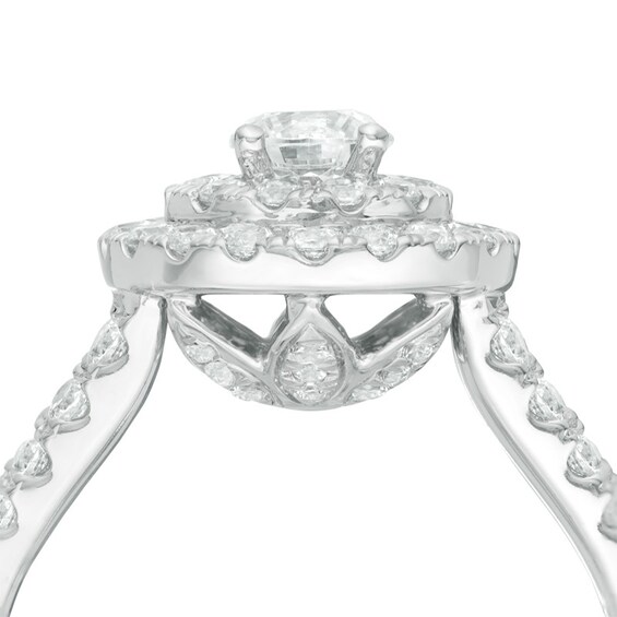 Previously Owned - Love's Destiny by Peoples 1-1/4 CT. T.w. Diamond Engagement Ring in 14K White Gold