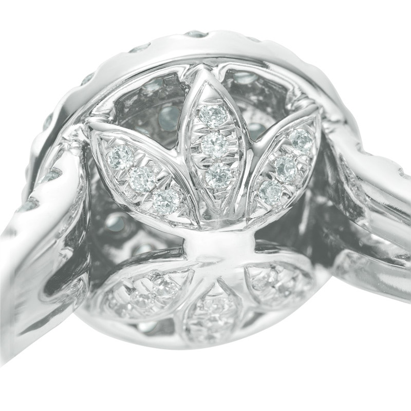 Main Image 5 of Previously Owned - Love's Destiny by Peoples 1-1/4 CT. T.W. Diamond Engagement Ring in 14K White Gold