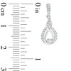 Thumbnail Image 3 of Previously Owned - Interwoven™ 1/4 CT. T.W. Diamond Drop Earrings in 10K White Gold