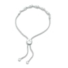 Thumbnail Image 2 of Previously Owned - Interwoven™ 1/20 CT. T.W. Diamond Bolo Bracelet in Sterling Silver - 9.5"