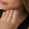 Thumbnail Image 3 of Previously Owned - 1/10 CT. T.W. Diamond Twist Vintage-Style Band in 10K Gold