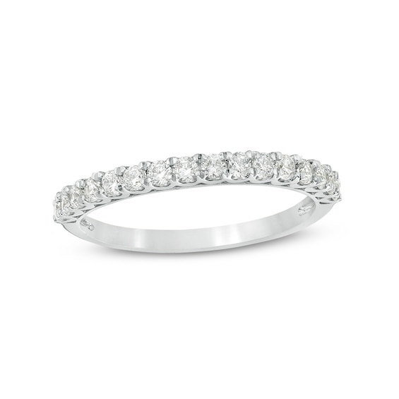 Previously Owned - 3/8 CT. T.w. Diamond Wedding Band in 10K White Gold