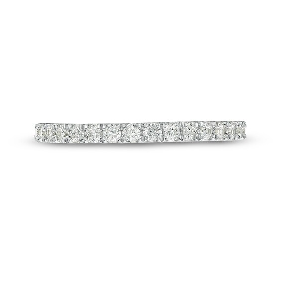 Previously Owned - 3/8 CT. T.w. Diamond Wedding Band in 10K White Gold