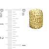 Thumbnail Image 2 of Previously Owned - Diamond-Cut Textured Hoop Earrings in 14K Gold