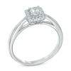 Thumbnail Image 2 of Previously Owned - 1/3 CT. T.W. Diamond Square Frame Engagement Ring in 10K White Gold