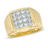 Thumbnail Image 1 of Previously Owned - 1 CT. T.W. Diamond Square Ring in 10K Gold