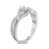 Thumbnail Image 2 of Previously Owned - 1/6 CT. T.W. Diamond Twist Bridal Set in 10K White Gold