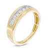 Thumbnail Image 2 of Previously Owned - 1/3 CT. T.W. Diamond Seven Stone Step Edge Anniversary Band in 10K Gold