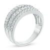 Thumbnail Image 2 of Previously Owned - 1 CT. T.W. Diamond Five Row Band in 14K White Gold (I/SI2)