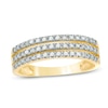 Thumbnail Image 1 of Previously Owned - 1/2 CT. T.W. Diamond Three Row Anniversary Band in 10K Gold