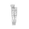 Thumbnail Image 4 of Previously Owned - 2 CT. T.W. Diamond Three Stone Bridal Set in 14K White Gold