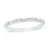 Thumbnail Image 1 of Previously Owned - 1/4 CT. T.W. Baguette and Round Diamond Anniversary Band in 14K White Gold