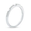 Thumbnail Image 2 of Previously Owned - 1/4 CT. T.W. Baguette and Round Diamond Anniversary Band in 14K White Gold