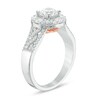 Thumbnail Image 1 of Previously Owned - Love's Destiny by Zales 1-1/2 CT. T.W. Diamond Square Engagement Ring in 14K Two-Tone Gold (I/SI2)