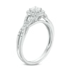 Thumbnail Image 1 of Previously Owned - 1/2 CT. T.W. Princess-Cut Diamond Frame Twist Engagement Ring in 14K White Gold