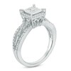Thumbnail Image 2 of Previously Owned - 1/2 CT. T.W. Quad Princess-Cut Diamond Frame Engagement Ring in 10K White Gold