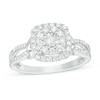Thumbnail Image 1 of Previously Owned - 1/2 CT. T.W. Diamond Double Frame Ring in 10K White Gold
