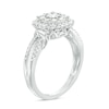 Thumbnail Image 2 of Previously Owned - 1/2 CT. T.W. Diamond Double Frame Ring in 10K White Gold