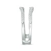Thumbnail Image 4 of Previously Owned - 1/4 CT. T.W. Diamond Contour Ribbon Solitaire Enhancer in 14K White Gold