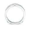 Thumbnail Image 5 of Previously Owned - 1/4 CT. T.W. Diamond Contour Ribbon Solitaire Enhancer in 14K White Gold