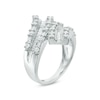 Thumbnail Image 2 of Previously Owned - 1 CT. T.W. Baguette and Round Diamond Bypass Ring in 10K White Gold