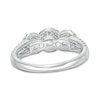 Thumbnail Image 3 of Previously Owned - 1 CT. T.W. Diamond Past Present Future® Frame Loop Shank Engagement Ring in 14K White Gold