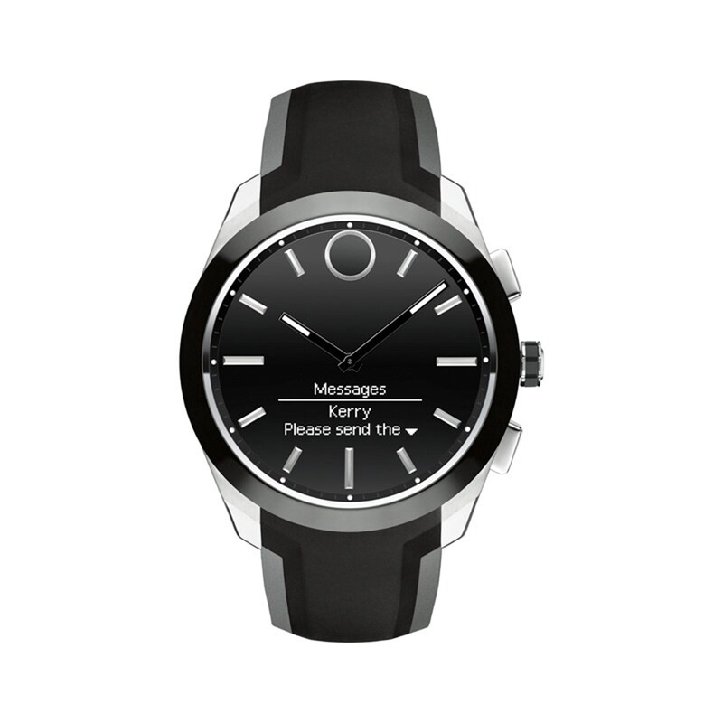 Main Image 2 of Previously Owned - Men's Movado Bold® Motion Connected II Black IP Strap Smart Watch (Model: 3660012)