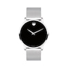 Thumbnail Image 1 of Previously Owned - Men's Movado Museum® Classic Mesh Watch with Black Dial (Model: 0607219)