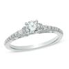 Thumbnail Image 0 of Previously Owned - Celebration Fire™ 3/4 CT. T.W. Diamond Engagement Ring in 14K White Gold (H-I/SI1-SI2)