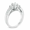 Thumbnail Image 2 of Previously Owned - 1-1/2 CT. T.W. Radiant-Cut Diamond Three-Stone Engagement Ring in 14K White Gold