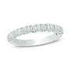 Thumbnail Image 1 of Previously Owned - Vera Wang Love Collection 5/8 CT. T.W. Baguette and Round Diamond Wedding Band in 14K White Gold