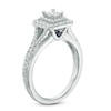 Thumbnail Image 2 of Previously Owned - Vera Wang Love Collection 5/8 CT. T.W. Princess-Cut Diamond Frame Engagement Ring in 14K White Gold