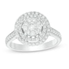 Thumbnail Image 1 of Previously Owned - 3/4 CT. T.W. Diamond Triple Frame Ring in 10K White Gold