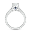 Thumbnail Image 3 of Previously Owned - Vera Wang Love Collection 2 CT. T.W. Emerald-Cut Diamond Engagement Ring in 14K White Gold