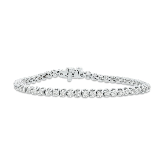 Previously Owned - 4 CT. T.w. Diamond Tennis Bracelet in 10K White Gold