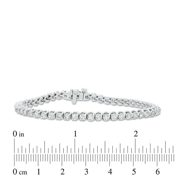 Previously Owned - 4 CT. T.w. Diamond Tennis Bracelet in 10K White Gold