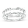 Thumbnail Image 1 of Previously Owned - 1/3 CT. T.W. Diamond Cathedral Solitaire Enhancer in 14K White Gold