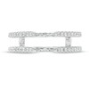 Thumbnail Image 3 of Previously Owned - 1/3 CT. T.W. Diamond Cathedral Solitaire Enhancer in 14K White Gold