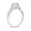 Thumbnail Image 2 of Previously Owned - 1/6 CT. T.W. Diamond Frame Vintage-Style Engagement Ring in 10K White Gold